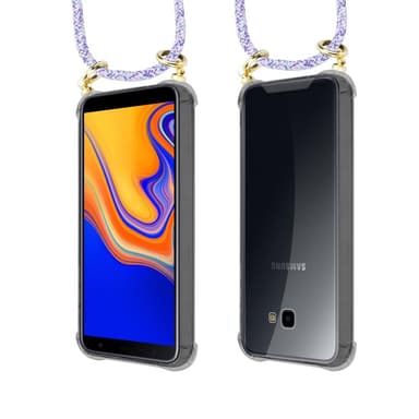 Samsung Galaxy J4 PLUS Skal Fodral Kedja (Lila)