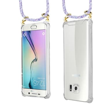 Samsung Galaxy S6 Skal Fodral Kedja (Lila)