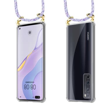 Huawei NOVA 7 PRO 5G Skal Fodral Kedja (Lila)