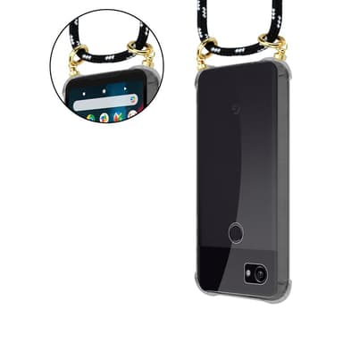 Google PIXEL 2 XL Skal Fodral Kedja (Svart)