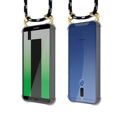 Huawei MATE 10 LITE Skal Fodral Kedja (Svart)