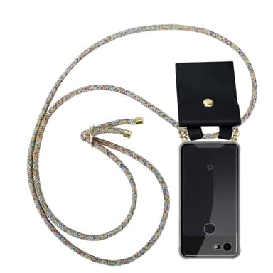 Google PIXEL 3 XL Skal Fodral Kedja (Gul)