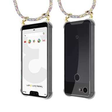 Google PIXEL 3 XL Skal Fodral Kedja (Gul)