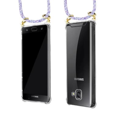 Samsung Galaxy A5 2016 Skal Fodral Kedja (Lila)