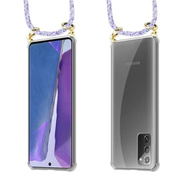 Samsung Galaxy NOTE 20 Skal Fodral Kedja (Lila)