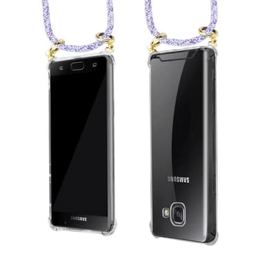 Samsung Galaxy A5 2016 Skal Fodral Kedja (Lila)