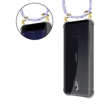 Nokia 3.1 Skal Fodral Kedja (Lila)
