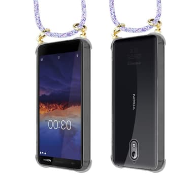 Nokia 3.1 Skal Fodral Kedja (Lila)
