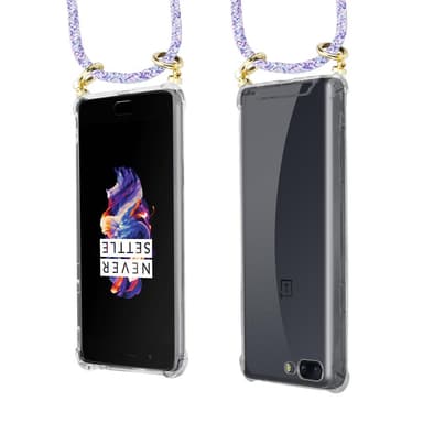 OnePlus 5 Skal Fodral Kedja (Lila)