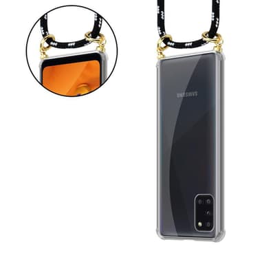 Samsung Galaxy A31 Skal Fodral Kedja (Svart)