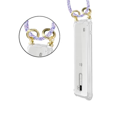 LG K10 2016 Skal Fodral Kedja (Lila)