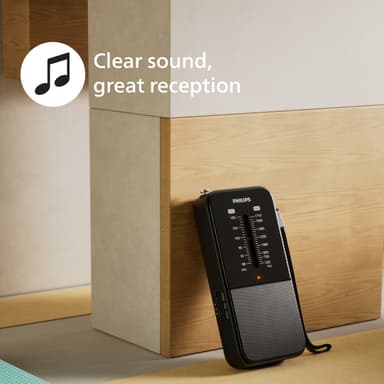Philips R1509 bärbar analog radio