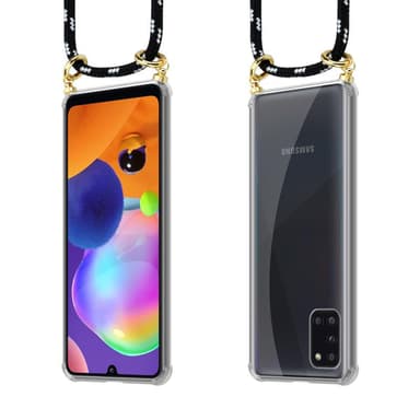 Samsung Galaxy A31 Skal Fodral Kedja (Svart)
