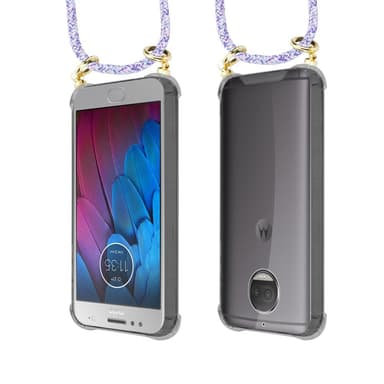 Motorola MOTO G5S PLUS Skal Fodral Kedja (Lila)