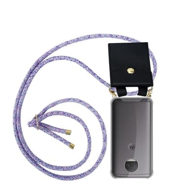 Motorola MOTO G5S PLUS Skal Fodral Kedja (Lila)