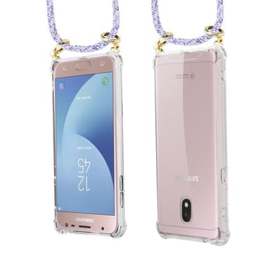 Samsung Galaxy J5 2017 Skal Fodral Kedja (Lila)
