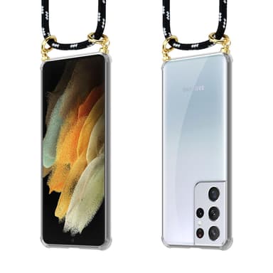 Samsung Galaxy S21 ULTRA Skal Fodral Kedja (Svart)
