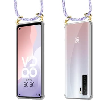 Huawei NOVA 7 SE Skal Fodral Kedja (Lila)