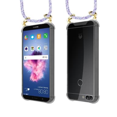 Huawei P SMART 2018 / Enjoy 7S Skal Fodral Kedja (Lila)