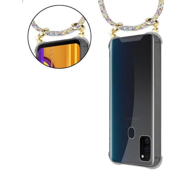 Samsung Galaxy M21 / M30s Skal Fodral Kedja (Gul)