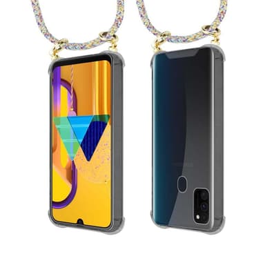 Samsung Galaxy M21 / M30s Skal Fodral Kedja (Gul)