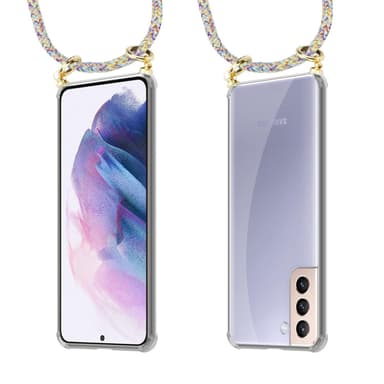 Samsung Galaxy S21 PLUS Skal Fodral Kedja (Gul)