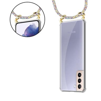 Samsung Galaxy S21 PLUS Skal Fodral Kedja (Gul)