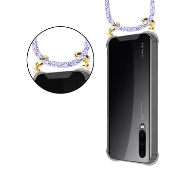 Huawei P30 Skal Fodral Kedja (Lila)