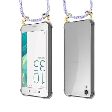 Sony Xperia X Skal Fodral Kedja (Lila)
