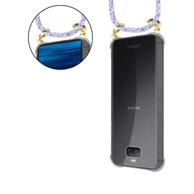 Sony Xperia 10 PLUS Skal Fodral Kedja (Lila)