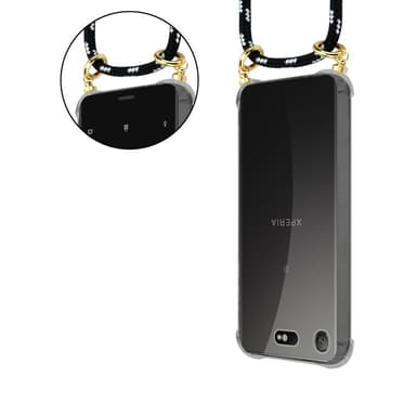 Sony Xperia XZ1 COMPACT Skal Fodral Kedja (Svart)