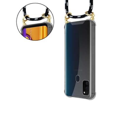 Samsung Galaxy M21 / M30s Skal Fodral Kedja (Svart)