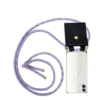 iPhone 12 MINI Skal Fodral Kedja (Lila)