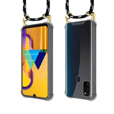 Samsung Galaxy M21 / M30s Skal Fodral Kedja (Svart)
