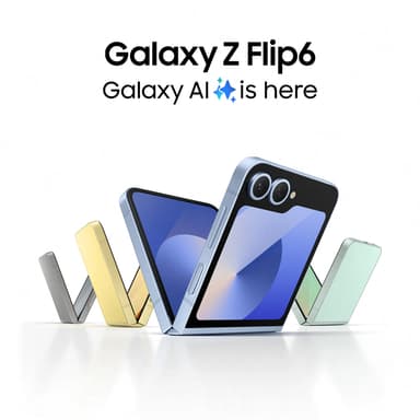 Samsung Galaxy Z Flip6 5G smartphone 12/512GB (silver)