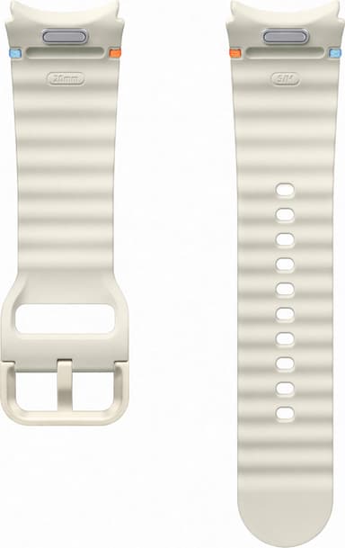 Samsung Galaxy Watch7 Sport armband S/M (gräddvitt)