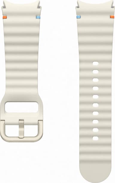 Samsung Galaxy Watch7 Sport armband S/M (gräddvitt)