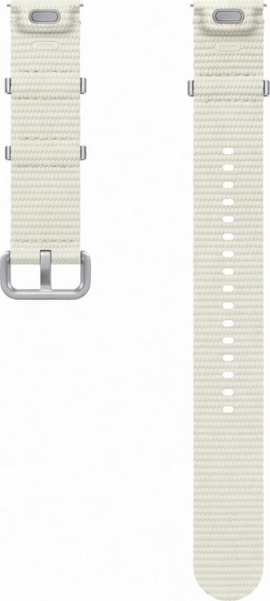Samsung Galaxy Watch7 Athleisure armband S/M (gräddvitt)