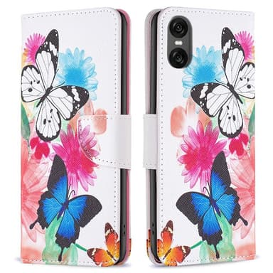 För Sony Xperia 10 VI Plånbok Fodral Skal Mönster Skydd