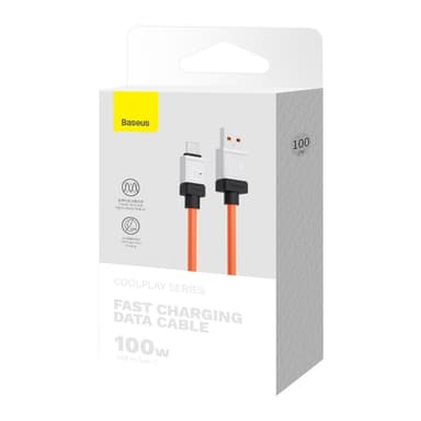 BASEUS CoolPlay Series 1m USB C Laddningskabel 100W