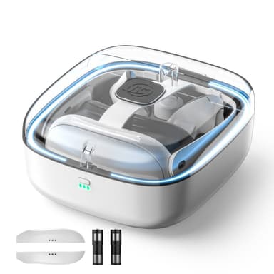 JYS Laddningsdocka för Meta Quest 3 RGB Ljusförvaringsväska med 2 Batterier