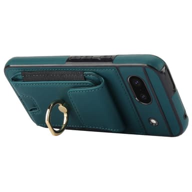 För Google Pixel 8a Kickstand Case Telefonfodral med Kortfack - Grön