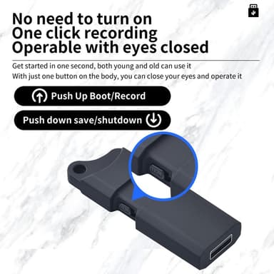 Mini Diktafon Brusreducering Smart Audio Recorder USB-inspelning