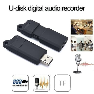 Mini Diktafon Brusreducering Smart Audio Recorder USB-inspelning