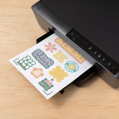 Cricut Printable Vinyl A4-ark 8-pack (vita)