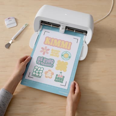 Cricut Printable Vinyl A4-ark 8-pack (vita)