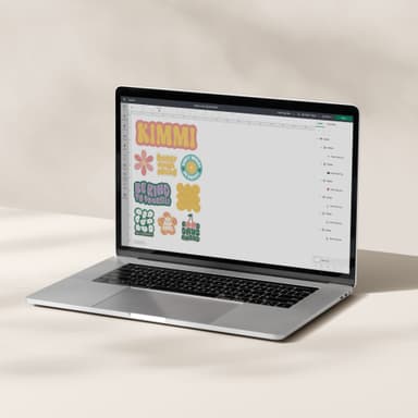 Cricut Printable Vinyl A4-ark 8-pack (vita)