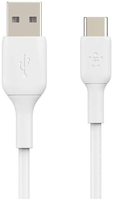 BOOST CHARGE USB-A to USB-C Cable, 0,15M, White