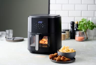 Day airfryer 100543 (svart och aluminium)