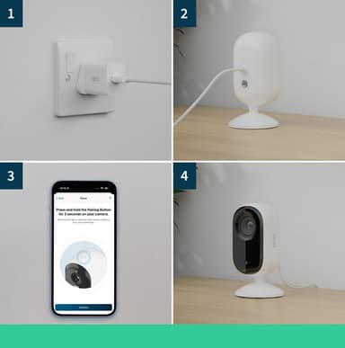 Arlo Essential 2K inomhussäkerhetskamera (2-pack)